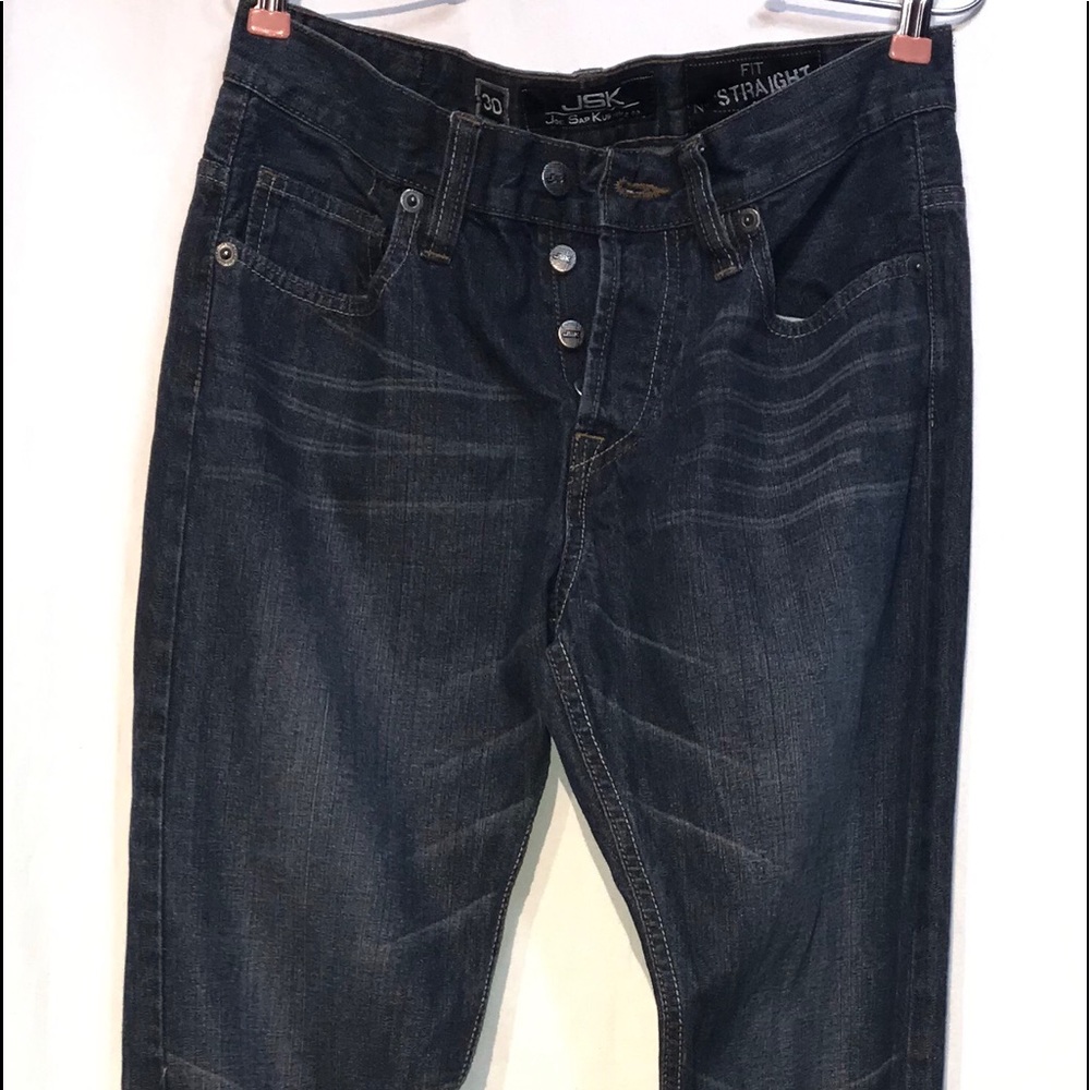 JSK Blue Straight Dark Wash Men’s Jeans